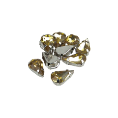 Gema engarzada gota 08x13 mm