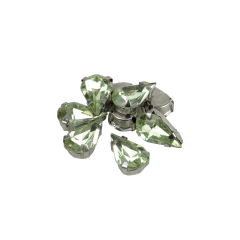 Gema engarzada gota 08x13 mm