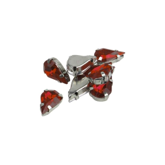 Gema engarzada gota 08x13 mm