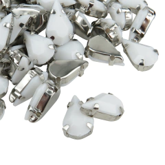 Gema engarzada gota 08x13 mm