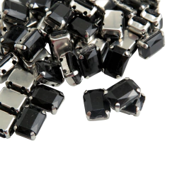 Gema engarzada 10x0.8 mm rectangular