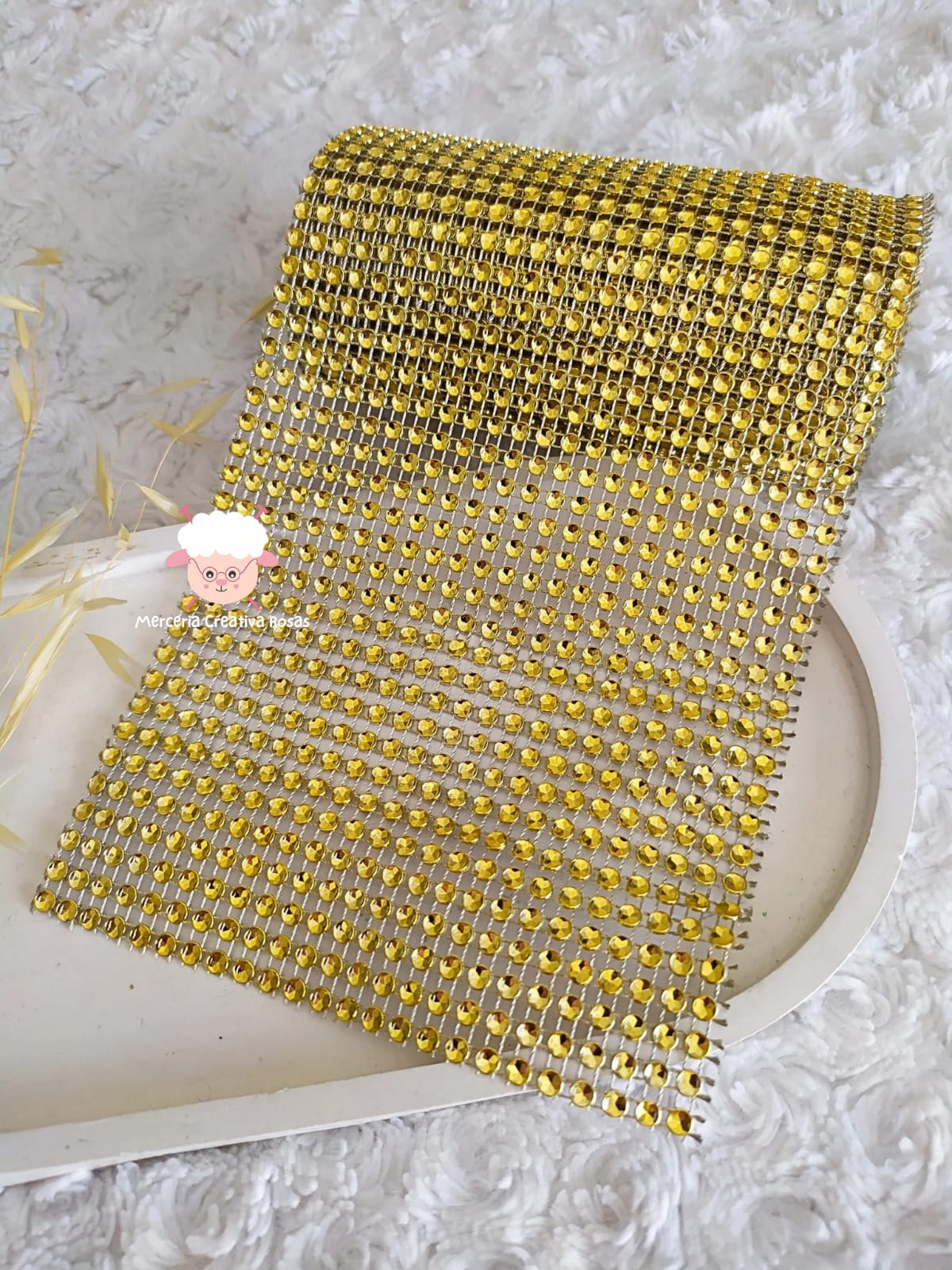 Falso strass dorado