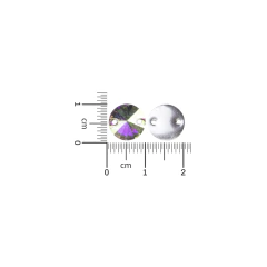 Gema tornasol redonda 10 mm para coser