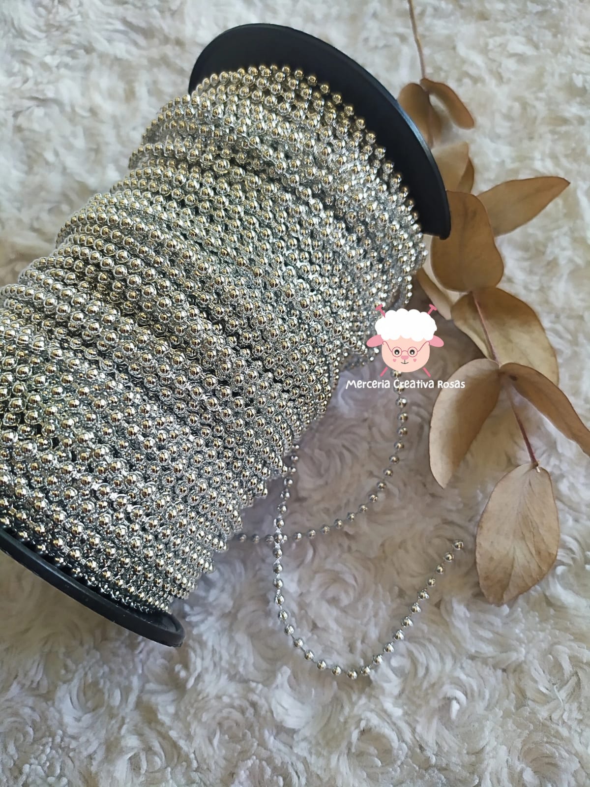 Tira de perla inyectada PLATA