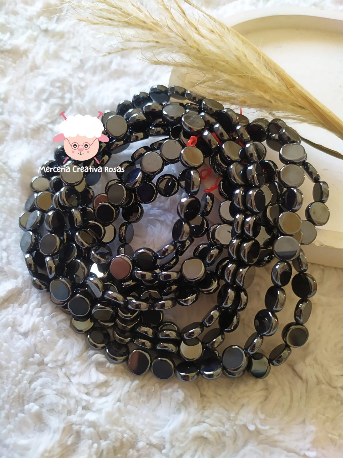 Tira hematite plano circular